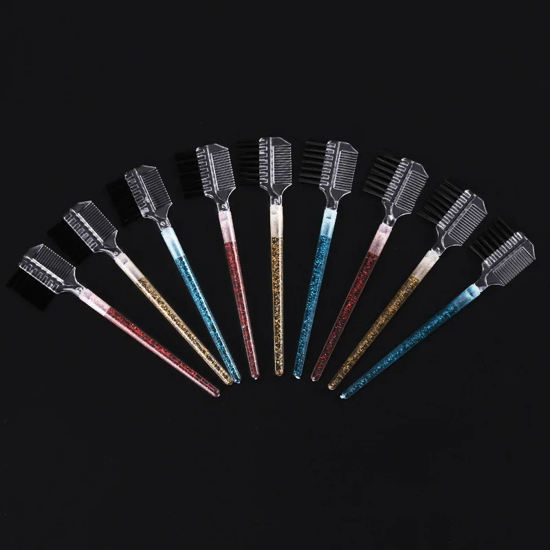 

20Pcs 2in1 Wimper Kam Dual Purpose Crystal Wimper Wenkbrauw Borstel Kam Wimper Extension Tool Make-Up Cosmetische Lash Accessoir