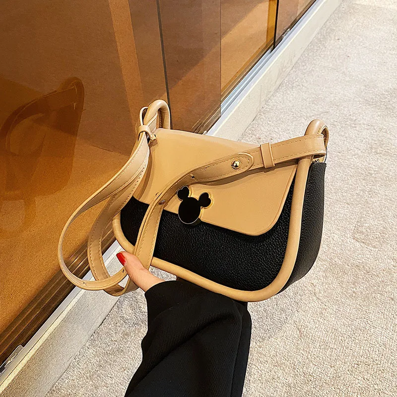 

Disney Women's Bag Mickey Mouse Small Bag Women's Crossbody Bag Single Shoulder Underarm Small Square Bag