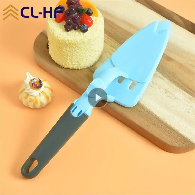 

Pushable Tooth Cake Spatula Food Grade Materials Patchwork Color Divider Knife Separable Pizza Cutter Baking Tools Reuse