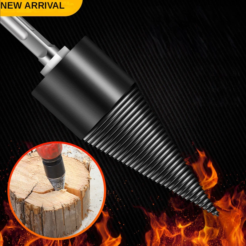 

Firewood Chop Wood Drill Bit Splitting Tool Splitting Cone Log Splitters Wood Breaking machine Wood breaker Firewood chopper