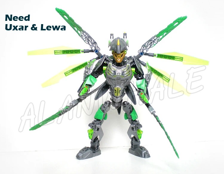 3Types Bionicle Unity Mask Uniter of Jungle Stone Water Lewa Pohatu Gali Soldier 610 Building Block sets Compatible With Model