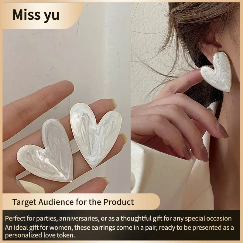 Серьги-сердечки из стерлингового серебра 925 пробы — большие размеры 31*37 мм с