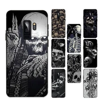 gothic fashion skull phone case for samsung a51 a30s a52 a71 a12 for huawei honor 10i for oppo vivo y11 cover