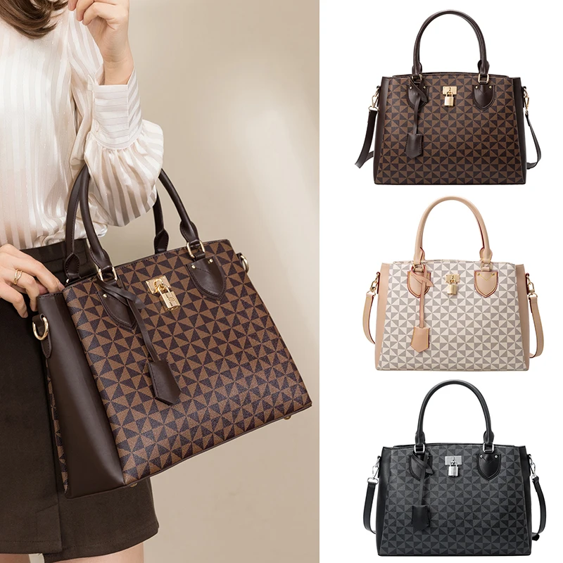 new large capacity women handbag fashion brand design womens bag high quality pu leather shoulder bag messenger bag travel bag free global shipping