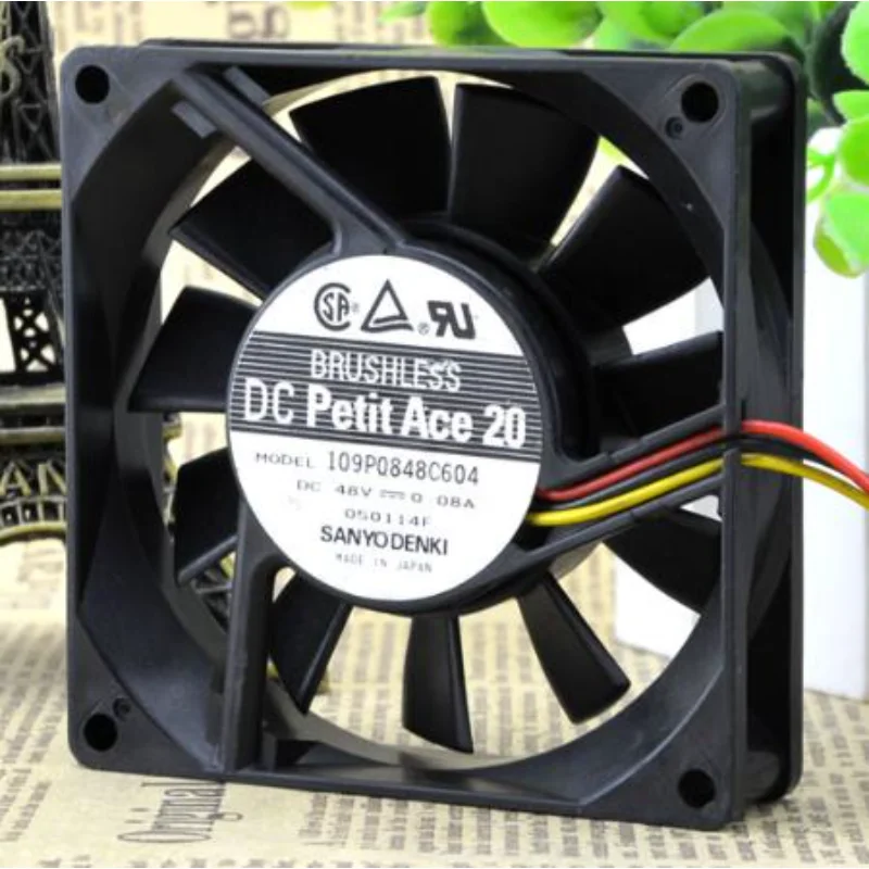 Новый вентилятор охлаждения процессора для Sanyo 109P0848C604 8020 8 см 48 В 0,08 а, вентилятор охлаждения 80x80x20 мм