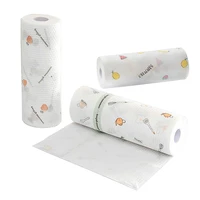50pcsroll 20cm reusable rags lazy rags disposable cleaning cloth non woven dish cloth absorbent paper towel kitchen cleaning