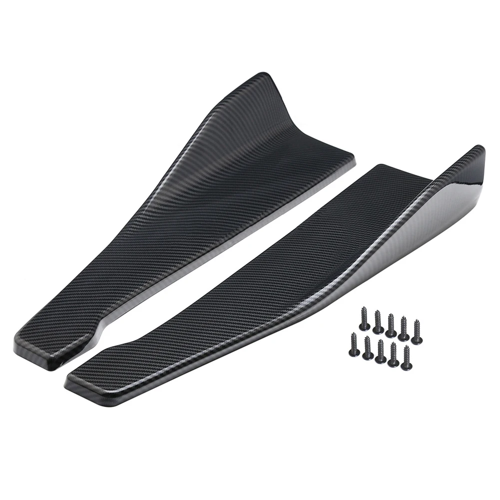 

2PCS Universal 48CM Length Car Side Skirt Bumper Spoiler Splitter Protector Scratch for Audi BMW E90 VW Golf 5 6 Accessories