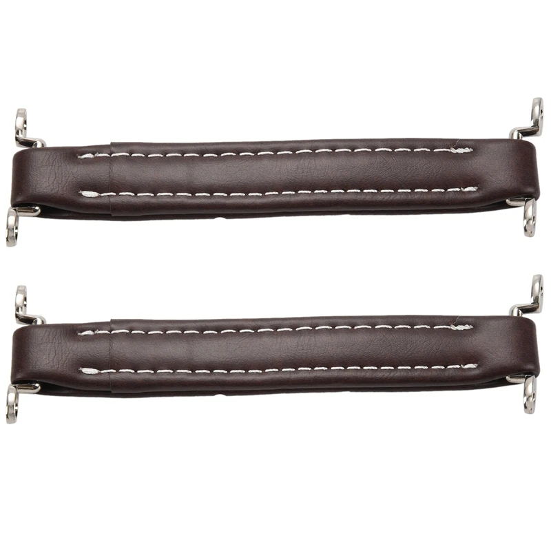 

2X Brown Vintage Style Guitar AMP Amplifier Leather Handle