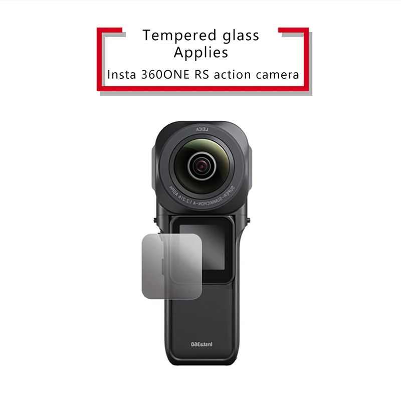 

2 Packs Lens Screen Protector For Insta360 One Rs Glass Tempered Film Accessories
