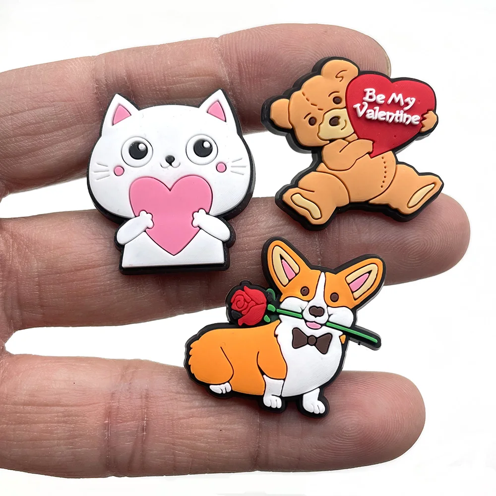 Лидер продаж 1 шт. амулеты на День святого Валентина сделай сам обувные аниме