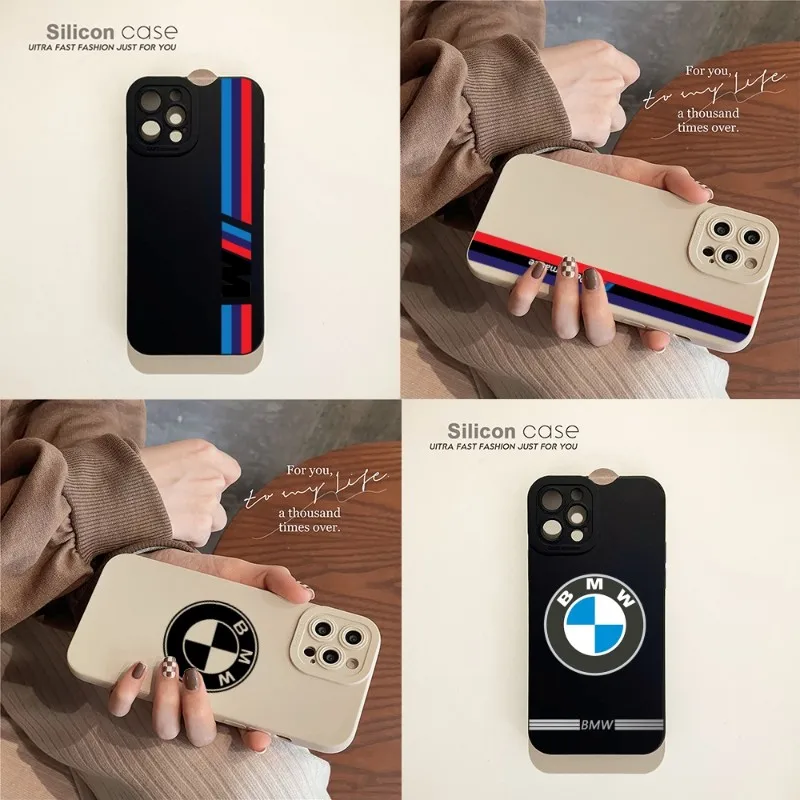 

Роскошный чехол для телефона BMW Sports Drift Car для IPhone 14 13 11 12 Pro Max Mini X XR XS 7 8 Plus Hitomi, чехол для мобильного телефона
