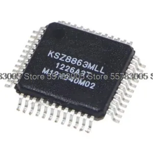 5PCS New KSZ8863MLL QFP48 Ethernet controller chip IC