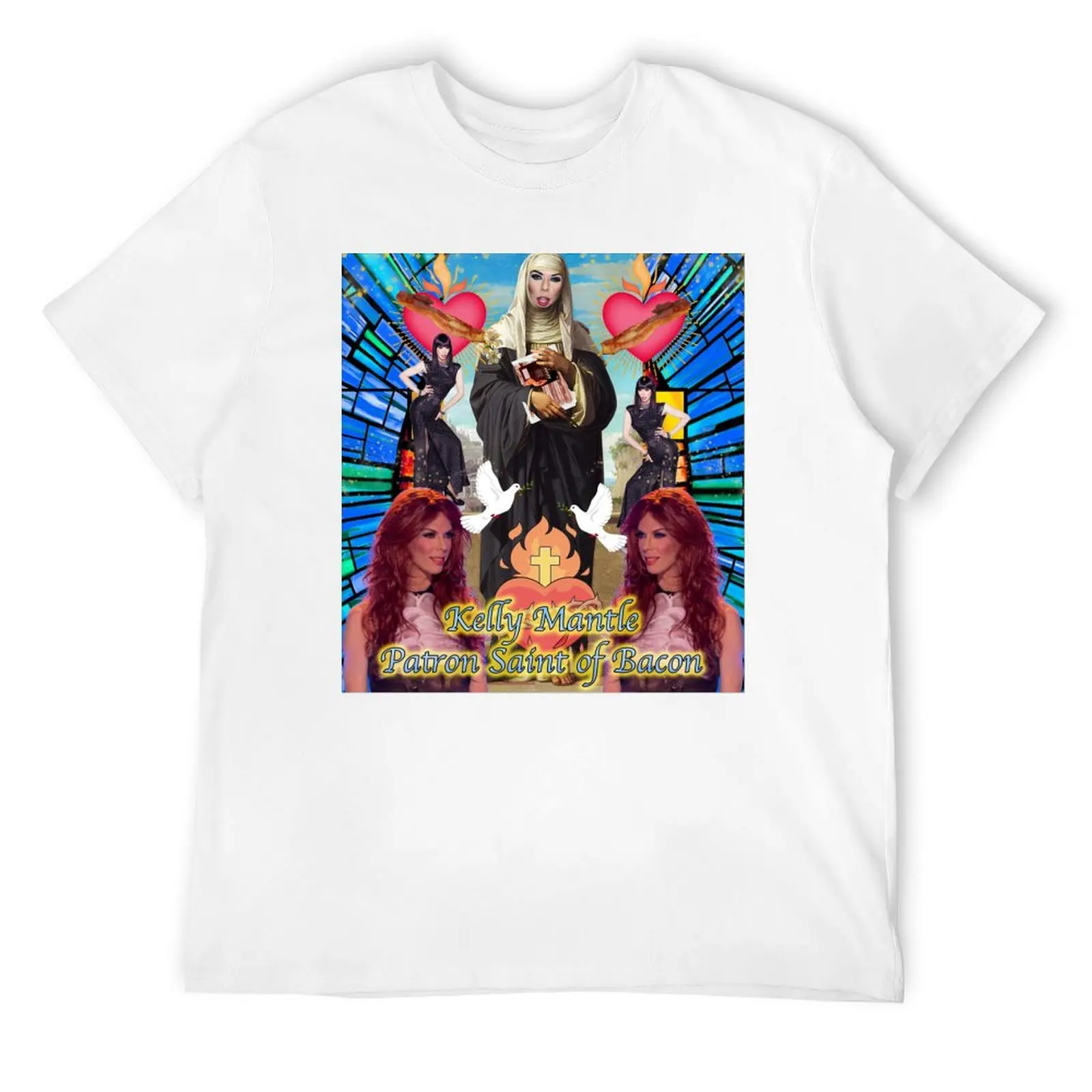 Футболка Kelly Mantle Patron Saint of Bacon футболки с рисунком рэпера одежда для мальчика