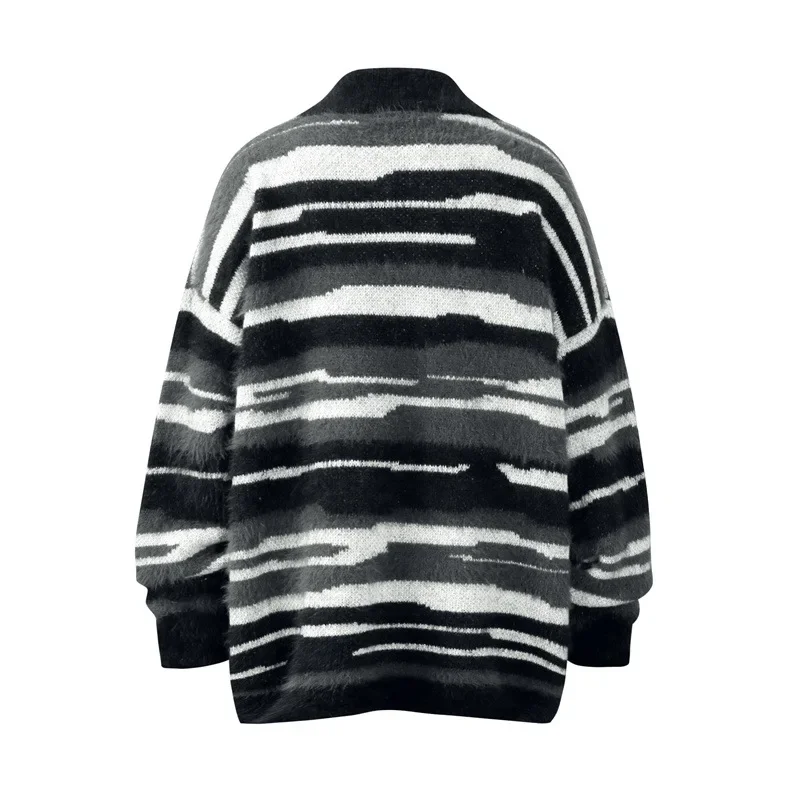 Tangshu Trendy 2024 Autumn New Casual Design Vintage Unique Men Women's Sweater Crew Neck Fashion From China Mainland