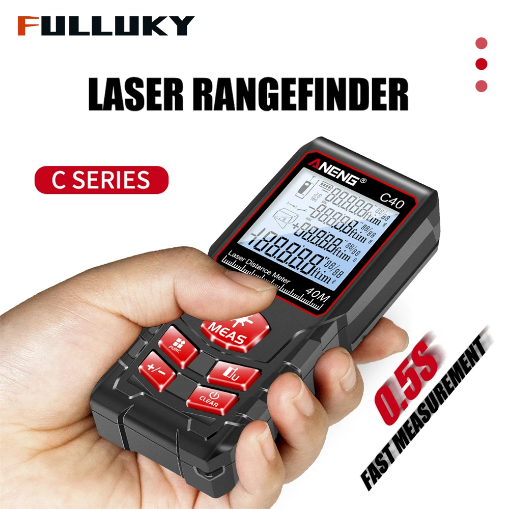 

40m 60m 80m 100m Laser Distance Meter Rangefinders Digital Distance Meter Measurer Range Finder Lazer Metreler Tape Measure