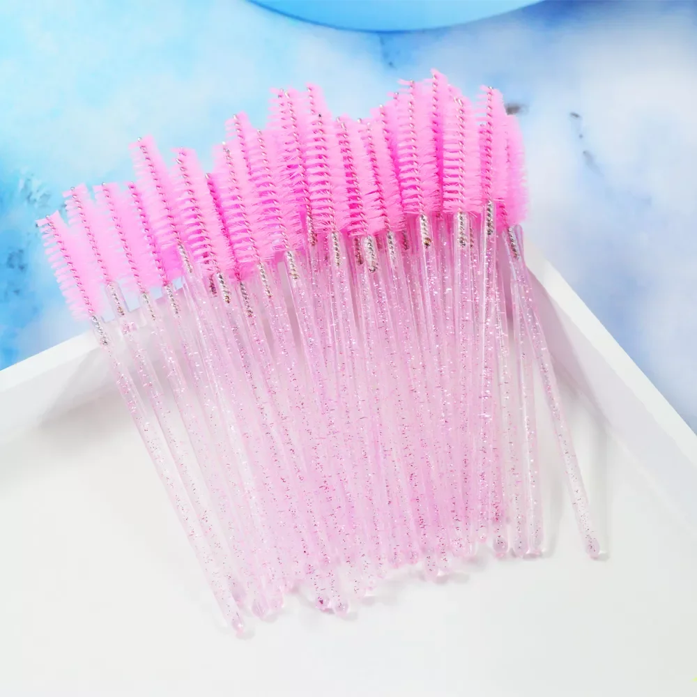 

NEW New Good Quality Disposable 50 Pcs/Pack Eyelash Eye Lash Makeup Brush Mini Mascara Wands Brush Eyelash Extension Tool