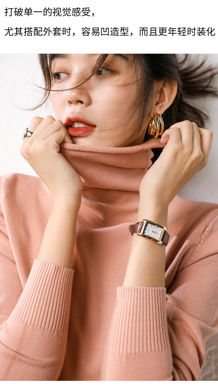 LDZWSM кашемировый свитер из мериносовой шерсти Женский пуловер на осень и зиму