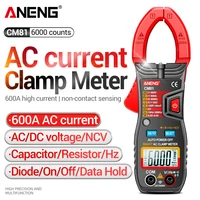 aneng cm80cm81 digital clamp meter ammeter voltage car amp hz capacitance ncv ohm test multimeter digital profesional tester