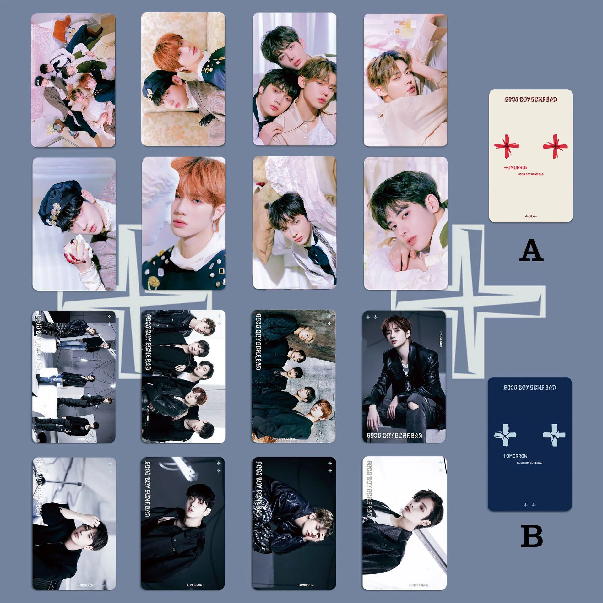 

8 шт./компл. KPOP SOOBIN YEONJUN BEOMGYU альбом «GOOD BOY вышел из строя» Двусторонняя открытка Lomo для поклонников коллекция B91