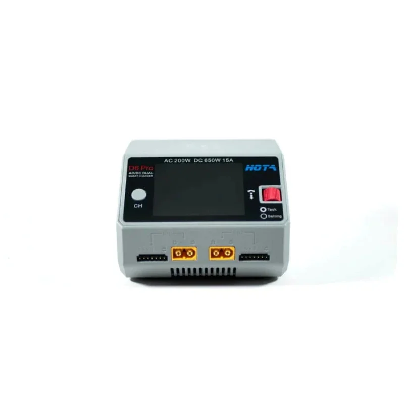 

HOTA D6 Pro 325W 15A 1-6S Двухканальное AC/DC умное зарядное устройство с беспроводной зарядкой для мобильного телефона