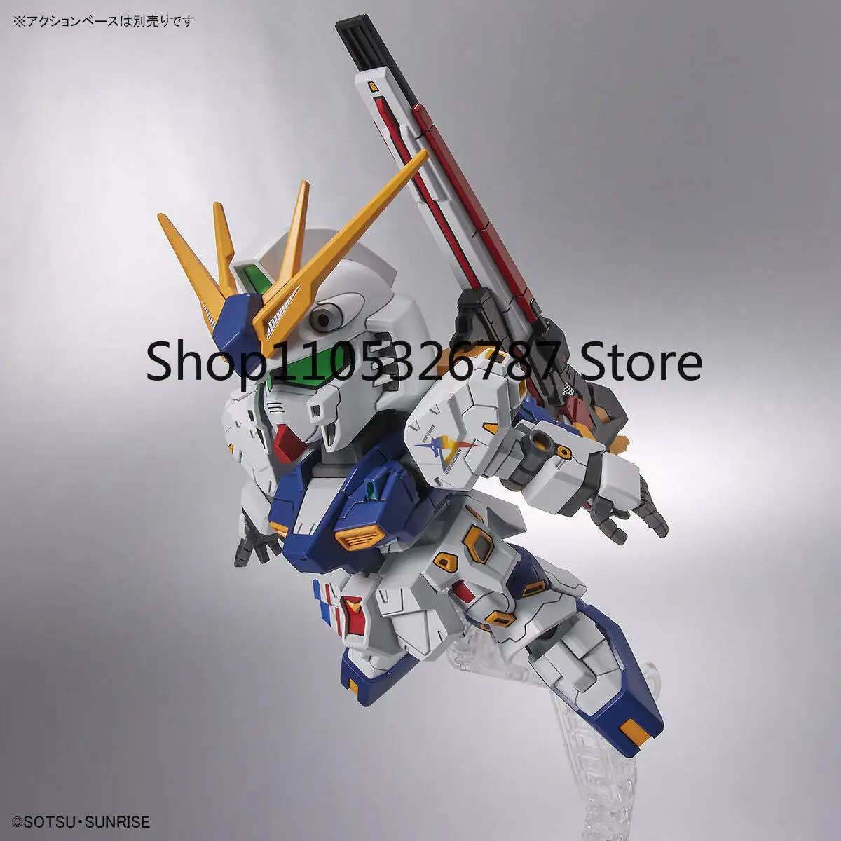 Фото Оригинальный аутентичный набор для сборки модели Bandai SD RX-93ff ν Gundam Fukuoka Version Chibi Style с Харо, абсолютно новый, в наличии. №3