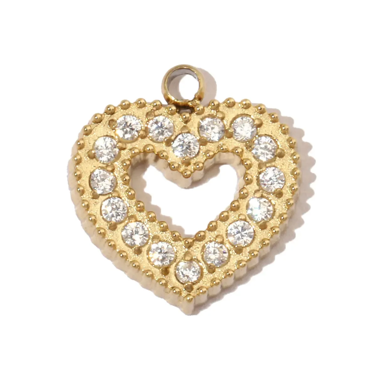 3 шт./лот кубический циркон сердце клевер нержавеющая сталь подвески сделай сам