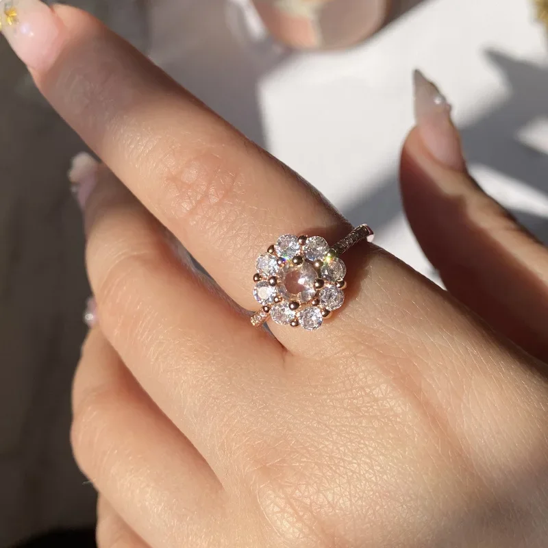 Высококачественное роскошное кольцо MDLFES с муассаном и бриллиантом имитация