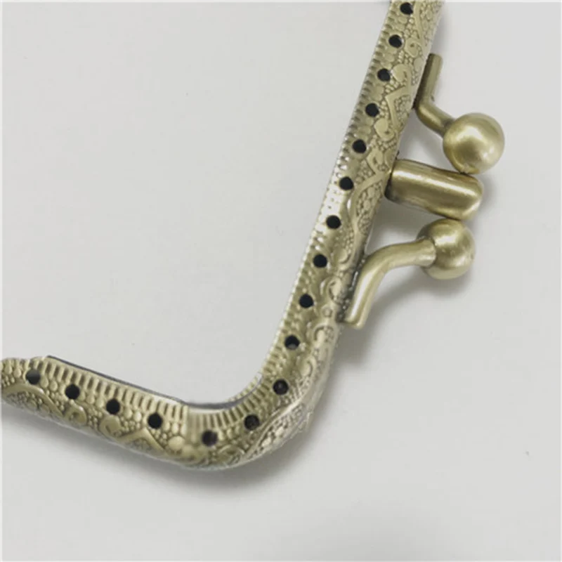 10pcs/lot  Double layer Metal Frame Purse for Clutch Coins Bag Handle Kiss Clasp Lock Accessories For Bag 8.5/10.5/12.5/15/18cm
