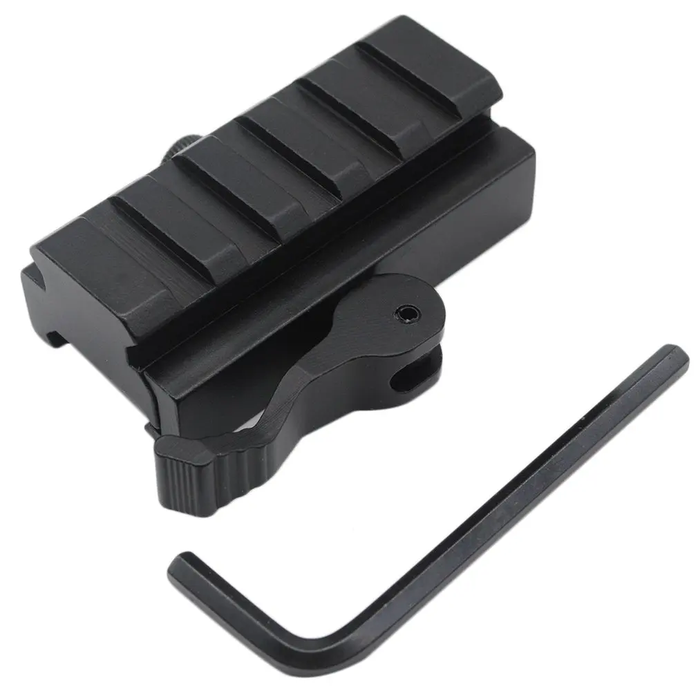 

Тактический 5-слотовый QD быстросъемный рычажный замок с креплением 20 мм рельсовый адаптер Weaver Picatinny низкопрофильный переходник аксессуары ...