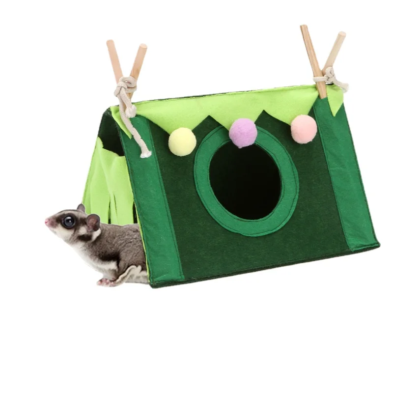 

Small Pet Nest Felt Tent Rabbit Nest Hamster House Hamster Cage Large Guinea Pig Cage Guinea Pig Small Animal Bed Accessories