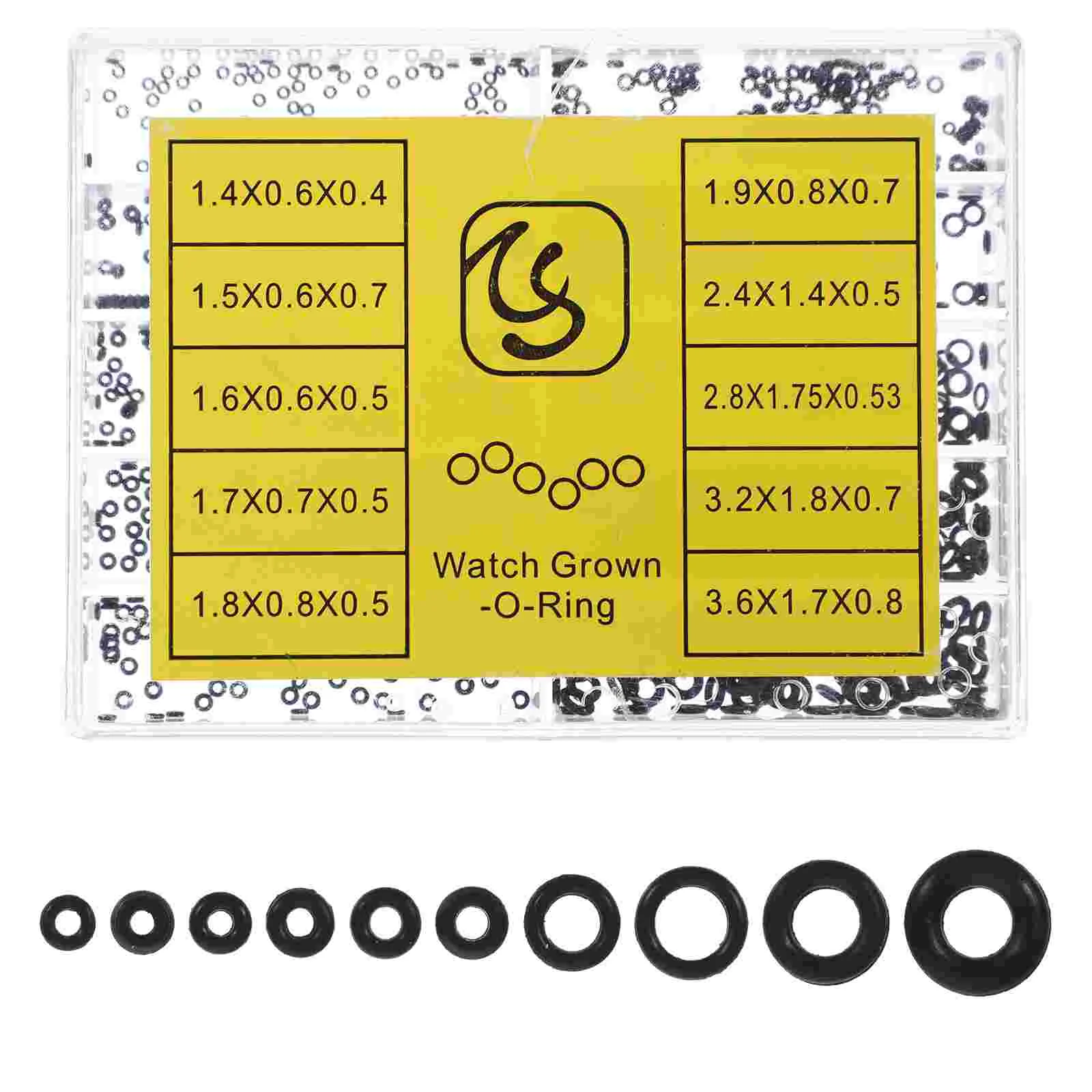 Watch Parts Seal Ring Suit Watch Back Seal Washers Rubber Ring Ring Watch O-ring Watch Back Washers Seal Gaskets Watch