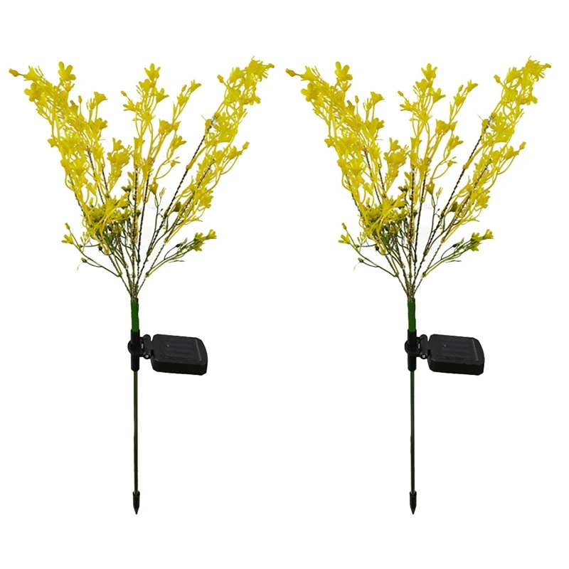 

Solar Flower Lights Outdoor Garden for Flower Bed Lawm Patio Yard Decoration Solar Flower Gift for Family and Friends