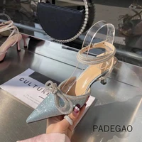 womens shoes 2021 crystal party night vintage high heels sexy club shoes for women korean