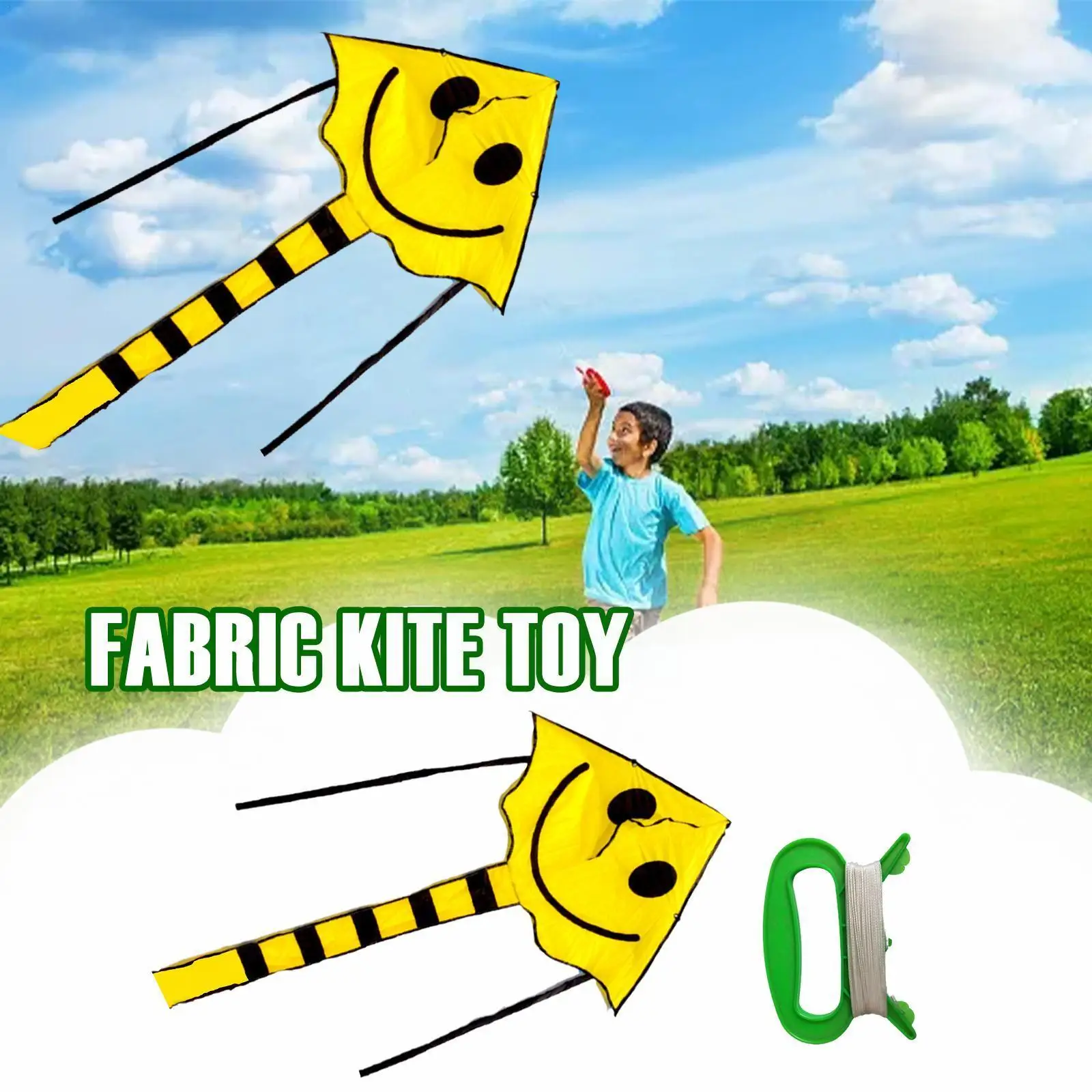 

Cartoon Kite Big Kite Tail Outdoor Toy Kite Toy Gift Children Garden Decoration Adult B8r9