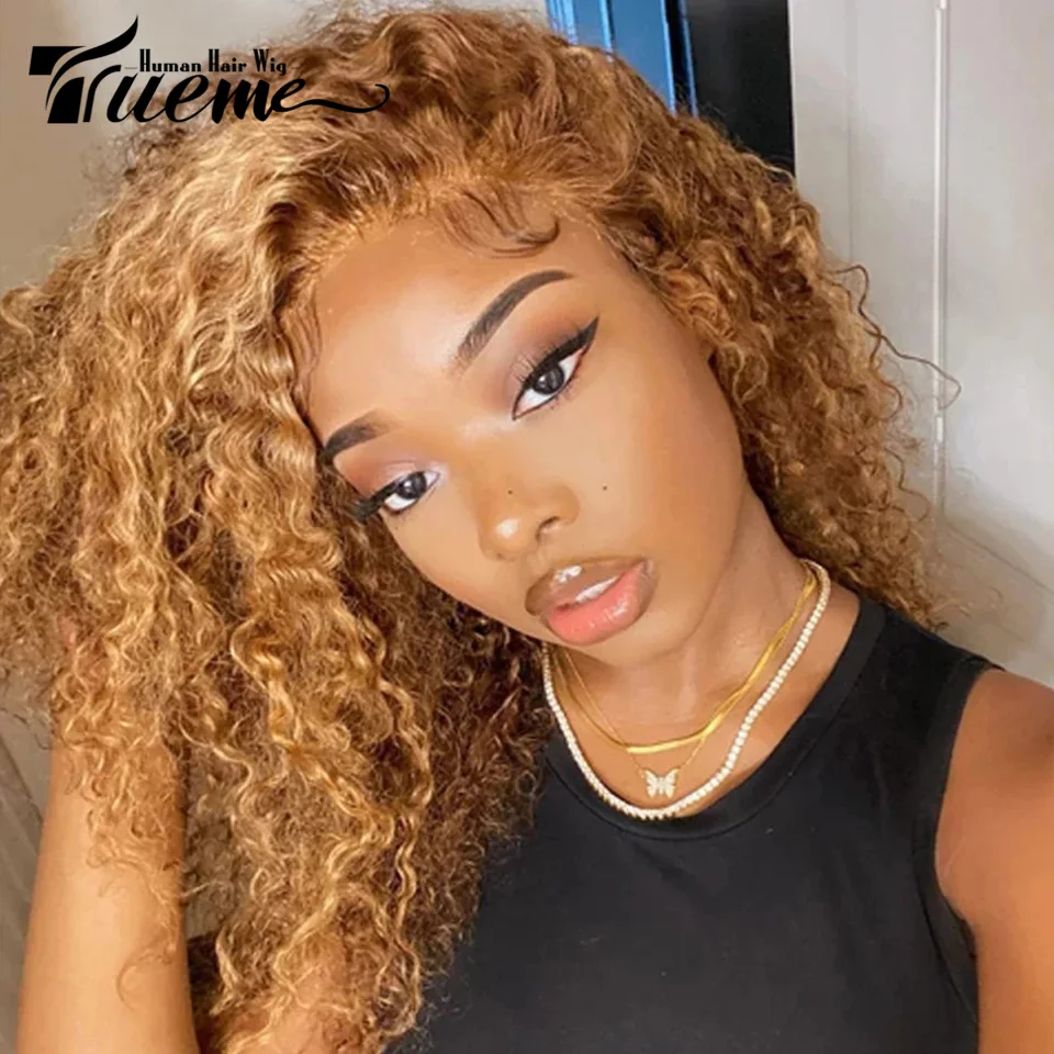 Ed Brazilian Water Wave Lace Human Hair Wig For Women Highlight Wig