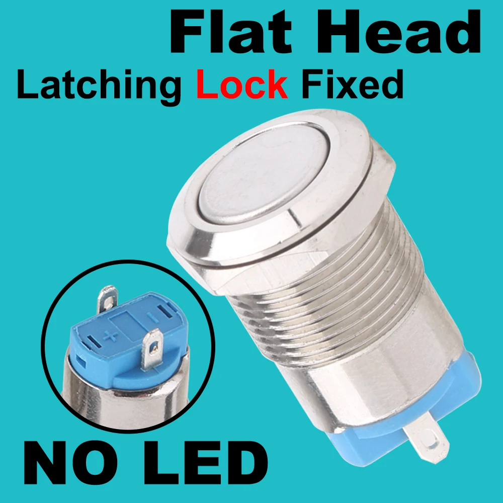 

Водонепроницаемый металлический переключатель DIANQI 12 мм