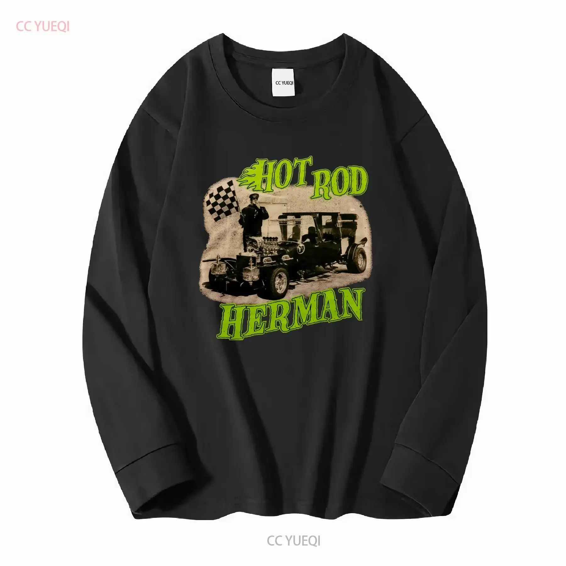 Фото ФУТБОЛКА MUNSTERS HERMAN HOT ROD РЕДКИЙ XXL ОФИЦИАЛЬНАЯ ГОТИЧНАЯ ГОТИЧНАЯ винтажная стираная слегка универсальная модная удобная №3