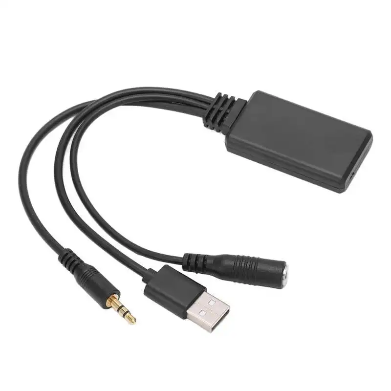 

Wireless Audio Cable Handsfree Lightweight Bluetooth 5.0 Adapter Cable Portable for Car