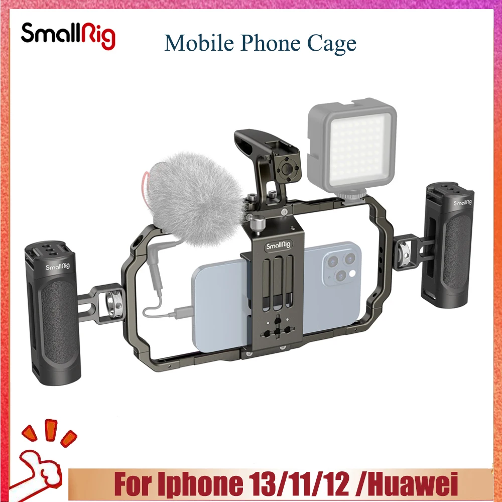 Маленький Риг универсальная ручка ручной держатель для телефона клетка Iphone 13/11/12