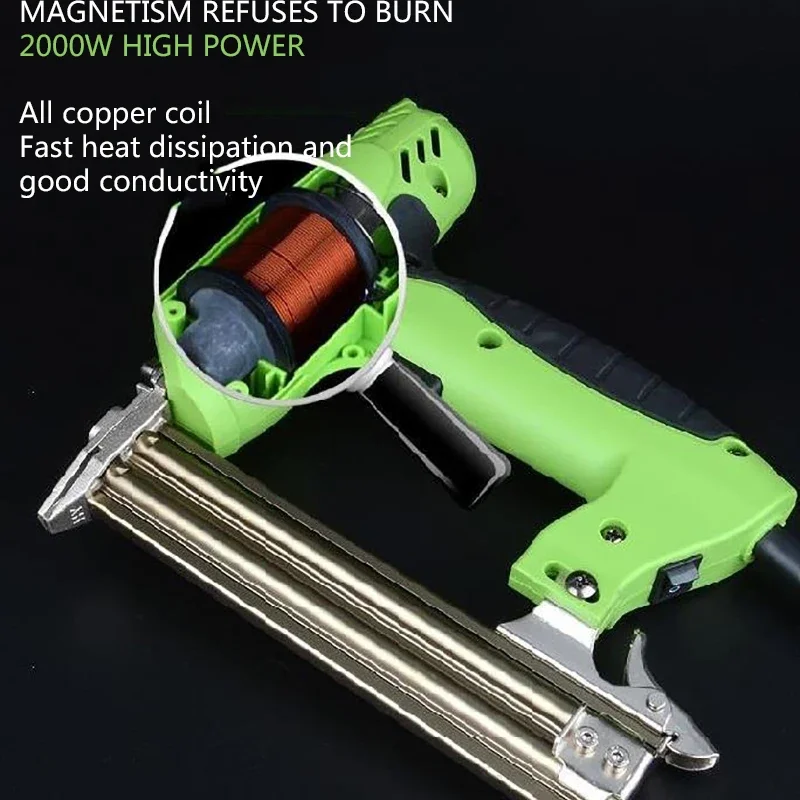 F30/F422 Многофункциональный электрический прямой гвоздезабивной станок 220 В/2000 Вт