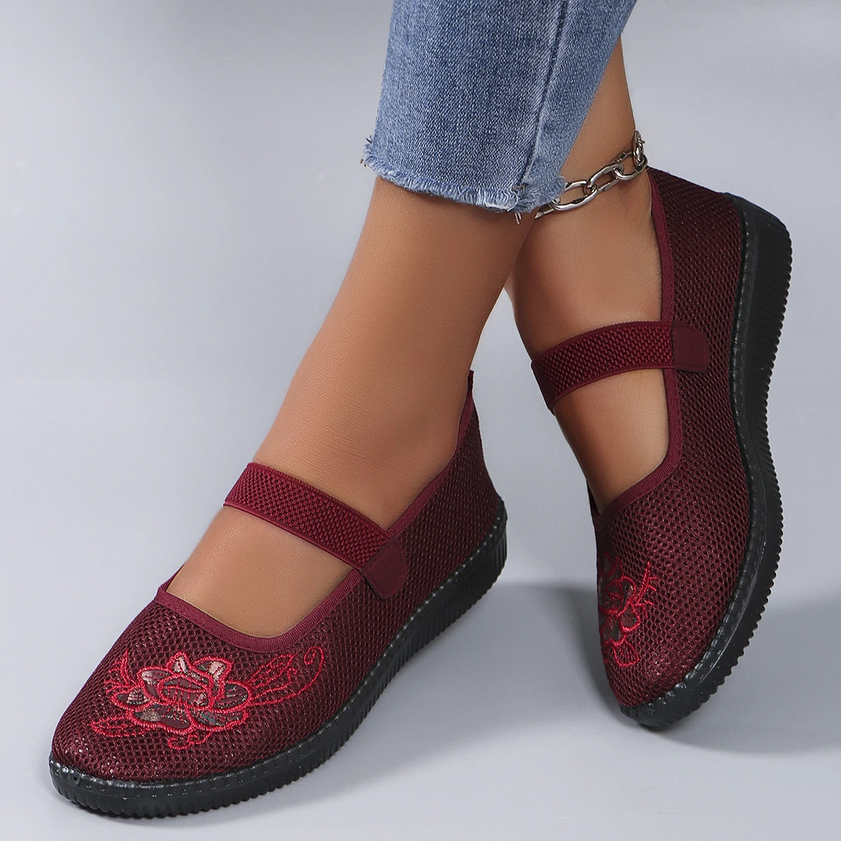 Весенняя Женская Спортивная Обувь Дышащие Легкие Нескользящие Износостойкие