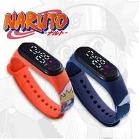 anime naruto led watch naruto uchiha sasuke electronic bracelet child adult led cartoon electronic watch christmas gift