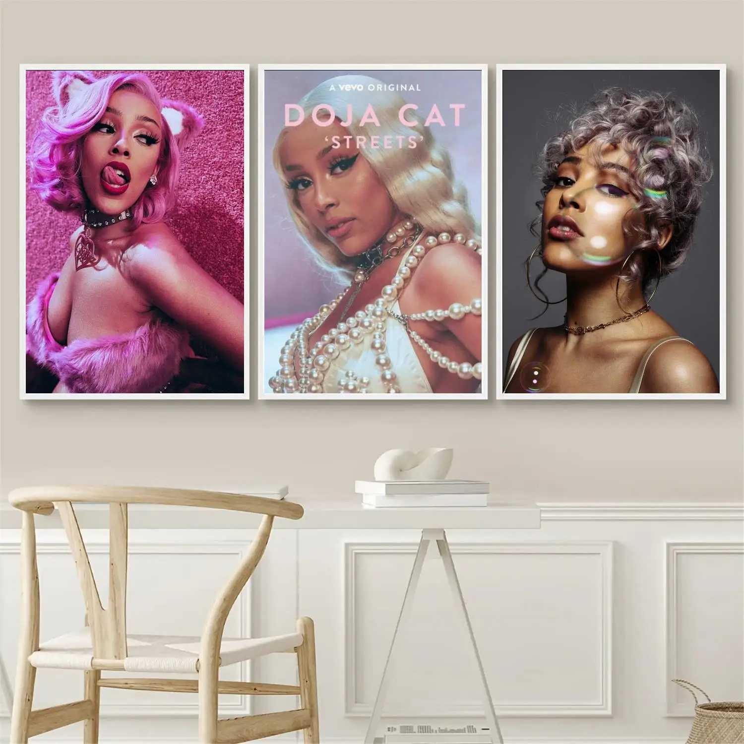 

Doja Cat Singer Poster Wall Art 24x36 Canvas Posters Decoration Art Poster Personalized Gift Modern Family bedroom Painting