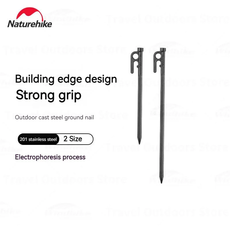 

Naturehike 20/30cm Ground Nail Ultralight Tent Accessories Cast Copper Nail Wind Rope Fixing Nail Large Sunshade Fixing Fittings