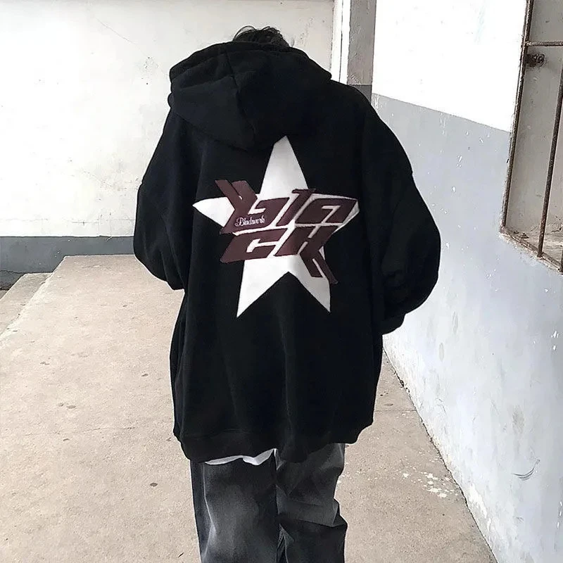 

Y2K Grunge print Hoodies women sweatshirts Kawaii goth harajuku sweatshirt long sleeve Hip hop vintage friends winter clothes