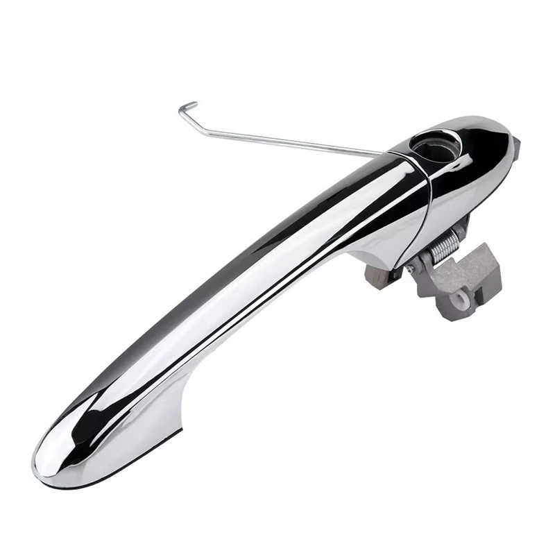 1 пара передних наружных хромированных дверных ручек автомобиля 735592012 Для Fiat 500