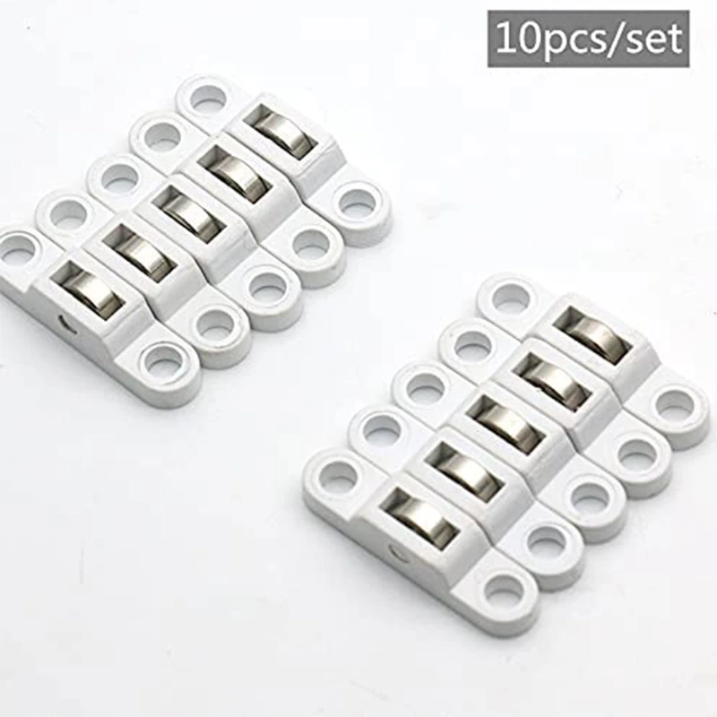 10Pcs Window Wheels Sliding Door Pulley Plastic Furniture Roller Wheel Wardrobe Hardware |