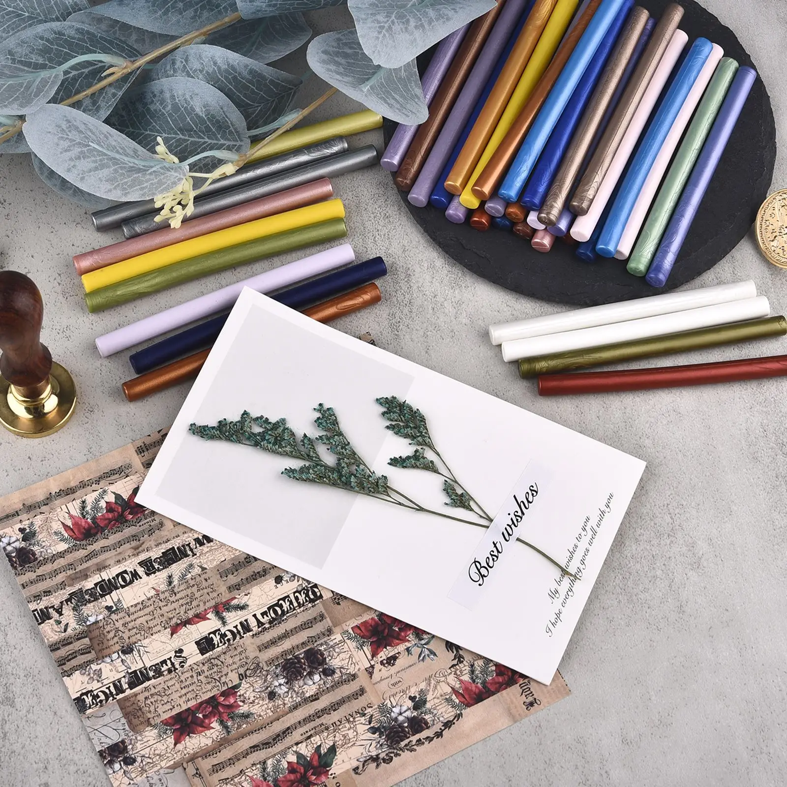 Штампики для запечатывания клеевого пистолета 10 шт