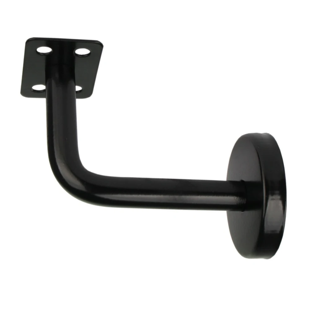 

1pcs Black Stair Handrail Brackets Handrail Bannister Stair Rail Supports Brackets For Hotel Gym Villa Restaurant Office Buildin