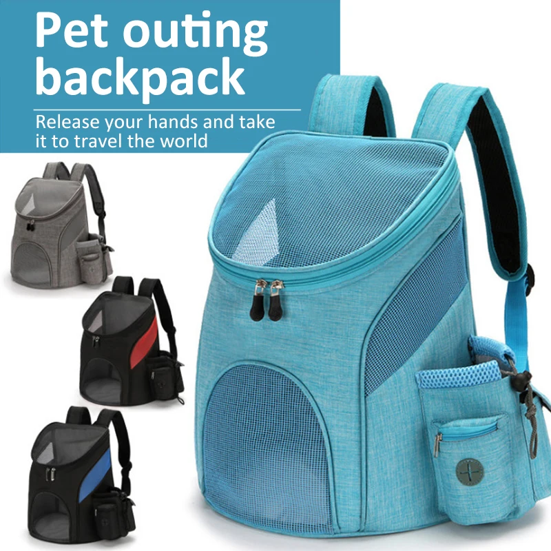 

Foldable Pet Carrier Bag Outdoor Pet Travel Double Backpack Cat Dog Pet Box Pet Supplies Travel Fashion Pet Carrying Front Bag